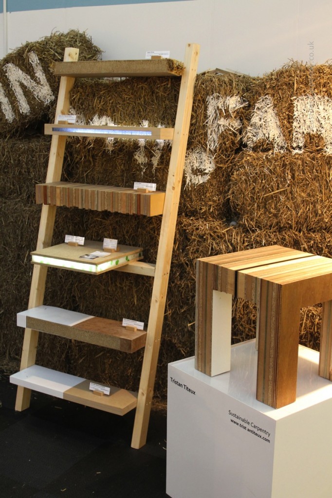 Eco Shelves and talbe made from waste offcuts